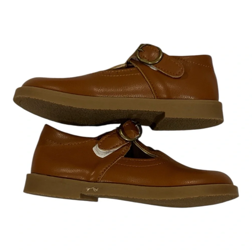 Elegant Tan‎ Kids Dress Shoes NWOT